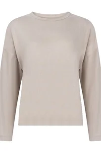 Hunkemöller Piżamowy top z dżerseju z długimi rękawami Beżowy - Biustonosze Hunkemöller Piżamowy top z dżerseju z długimi rękawami Beżowy - Biustonosze - miniaturka - grafika 1