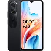 Telefony komórkowe - OPPO A18 4/128GB Czarny - miniaturka - grafika 1