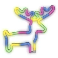 Dekoracje domu - Forever Light Neon LED LIGHT Łoś RTV100229 RTV100229 - miniaturka - grafika 1