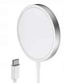 Ładowarki do telefonów - SZYBKA ŁADOWARKA BEZPRZEWODOWA INDUKCYJNA do Magsafe IPHONE 11 12 13 14 15 - miniaturka - grafika 1