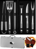 Akcesoria do grilla - Zestaw akcesoria do GRILLA STILHOFF sztućce 11szt 9+walizka+rękawice - miniaturka - grafika 1