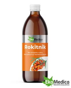 Eka Medica Sok z rokitnika - Eka Medica - 500ml 01985 - Soki i napoje niegazowane - miniaturka - grafika 1