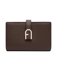 Portfele - Duży Portfel Damski Furla Flow S Compact Wallet WP00401 BX2045 CN 4284S 1007 Brązowy - miniaturka - grafika 1