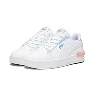 Buty dla dziewczynek - PUMA Dziewczęce Jada Crystal Wings Ps Sneakersy, Puma White Peach Smoothie PUMA Black, 31 EU - miniaturka - grafika 1