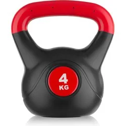 Hantla Kettlebell Red 4kg Gymtek - Kettlebell - miniaturka - grafika 1