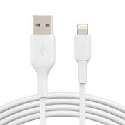 Kable komputerowe i do monitorów - Belkin Kabel Boost Charge PVC USB-A do Lightning 15cm, biały 745883788637 - miniaturka - grafika 1