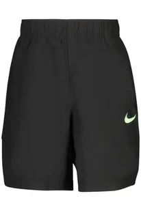 Czarne spodenki dziecięce Nike - Spodnie i spodenki dla chłopców - miniaturka - grafika 1