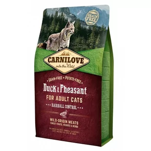 Carnilove Hairball Control Duck&Pheasant 6 kg - Sucha karma dla kotów - miniaturka - grafika 1
