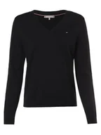 Swetry damskie - Tommy Hilfiger Sweter damski Kobiety niebieski jednolity, S - miniaturka - grafika 1
