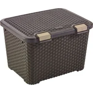 Pudła i pojemniki do przechowywania - CURVER Pojemnik RATTAN STYLE 43 L 49,5 x 33 x 39,7 cm CURVER - miniaturka - grafika 1