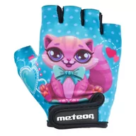 Rękawiczki rowerowe - Rękawiczki Rowerowe Meteor Kids M Kitty - miniaturka - grafika 1
