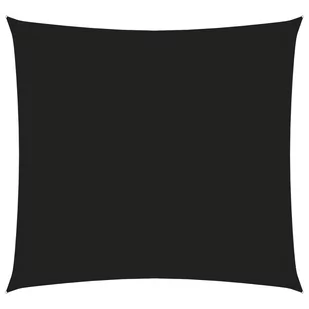 vidaXL Prostokątny żagiel ogrodowy, tkanina Oxford, 2,5x3 m, czarny vidaXL - Parasole ogrodowe - miniaturka - grafika 1