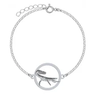 Biżuteria dla dzieci - Dinozaur Plezjozaur Bransoletka srebro - MEJK Jewellery - miniaturka - grafika 1