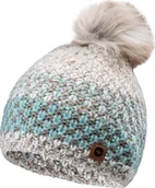 Czapki damskie - Hi-Tec Czapka zimowa damska Hi-tec Lady Cora szaro-niebieska - miniaturka - grafika 1