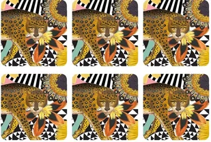Floral Jungle Podkładki Małe 6Szt - Obrusy i serwetki - miniaturka - grafika 1