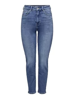 Spodnie damskie - Bestseller A/S Damskie spodnie jeansowe ONLEMILY Stretch HW ST AK DNM CRO571NOOS, Medium Blue Denim, 30/30, Medium Blue Denim, 30W / 30L - grafika 1