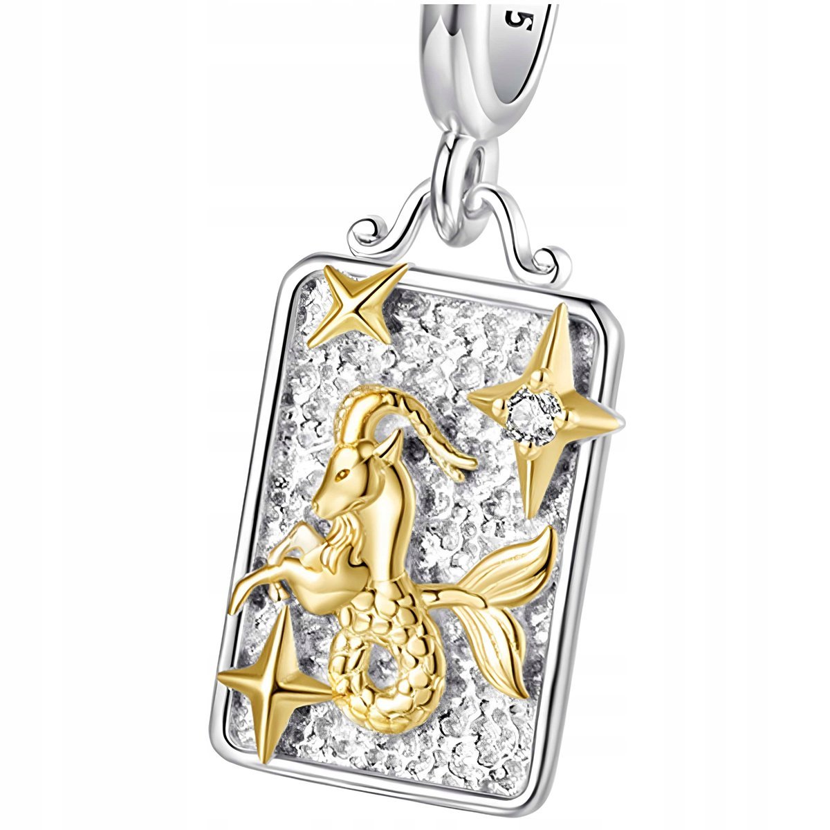 Charms Zawieszka Charms Znak Zodiaku Koziorożec Srebro 925 Charmsy Trusky