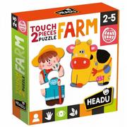 Puzzle - Headu Puzzle sensoryczne Farma - miniaturka - grafika 1