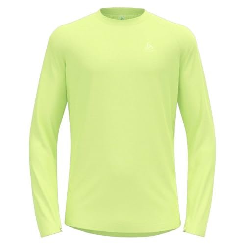Odlo Męska koszulka do biegania z długim rękawem Essential Thermal I sportowa koszulka męska I sportowa górna część I Midlayer I koszulka fitness