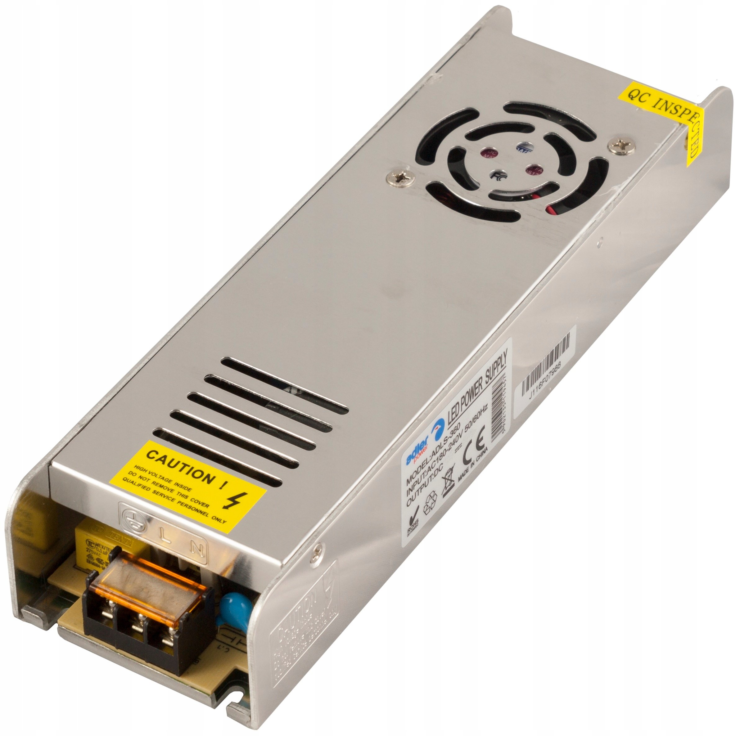 Modułowy Zasilacz 24V 360W 15A Do Drukarki 3D Taśmy Led Ledów Automatyki DC