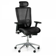 Fotele i krzesła biurowe - B2B Partner Krzesło biurowe LESTER MF, czarny X3-01A-MF/NT01+K11 - miniaturka - grafika 1