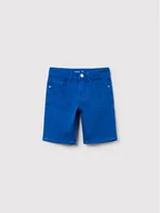 Spodenki męskie - OVS Szorty jeansowe 1492791 Niebieski Regular Fit - miniaturka - grafika 1