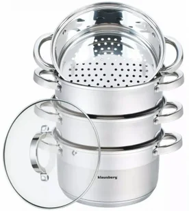 Garnki do gotowania na parze na indukcję 20cm P9-R19 - Garnki Garnki do gotowania na parze na indukcję 20cm P9-R19 - Garnki - miniaturka - grafika 1