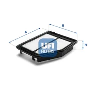 Filtry powietrza - Filtr powietrza UFI Filtry 30.A54.00 - miniaturka - grafika 1