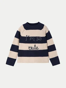 Mayoral Sweter 4357 Granatowy Regular Fit - Swetry dla chłopców - miniaturka - grafika 1