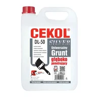 Tynki - Cekol Uniwersalny grunt głęboko penetrujący DL-50 SILVER 10 litrów - miniaturka - grafika 1