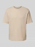 Koszulki męskie - T-shirt z haftem angielskim model ‘GIVO’ - miniaturka - grafika 1