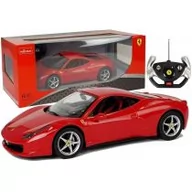 Zabawki zdalnie sterowane - Auto R/C Ferrari Italia Rastar 1:14 czerwone Leantoys - miniaturka - grafika 1