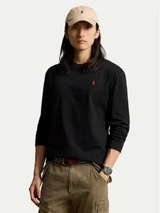 Polo Ralph Lauren Longsleeve 710671467055 Czarny Classic Fit - Koszulki męskie - miniaturka - grafika 1