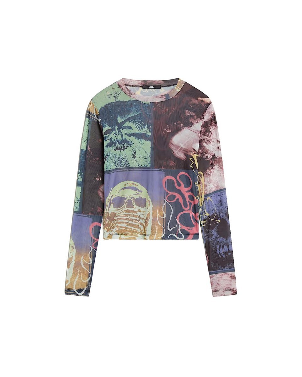 T-shirt Damski VANS Ludlow Mesh Longsleeve Parisian Night VN000M9FJDU1 M