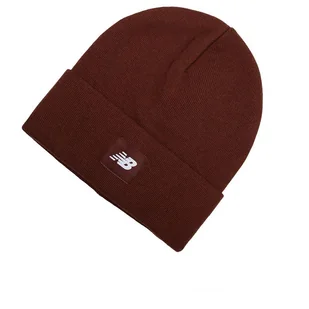 Czapka New Balance LAH13034ROK - brązowa - Czapki i chusty sportowe męskie - miniaturka - grafika 1