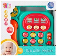 Zabawki interaktywne dla dzieci - Muzyczny Telefonik Stacjonarny BAM BAM 541914 - miniaturka - grafika 1