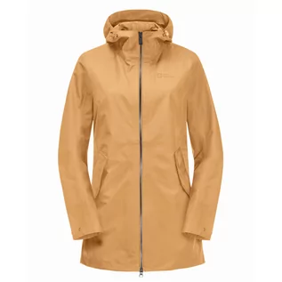 Płaszcze damskie - Damska parka Jack Wolfskin DAKAR PARKA W honey yellow - XS - grafika 1