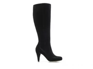 Kozaki damskie - Clarks Dalia Sierra [Black Suede] - Rozmiar 42 - miniaturka - grafika 1