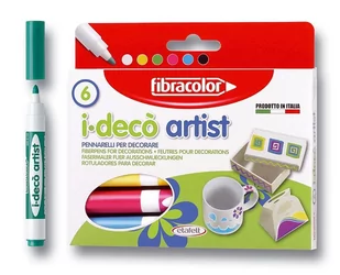 FIBRACOLOR Mazaki I-deco Artist 6 kol. - Powieści - miniaturka - grafika 1
