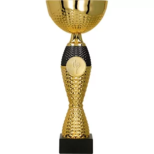 Puchar metalowy złoto-czarny - Gadżety dla kibiców - miniaturka - grafika 1