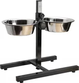 Miski dla psów - Lupipets Miski na stojaku regulowanym 2 x 1,8L śr.21cm - miniaturka - grafika 1