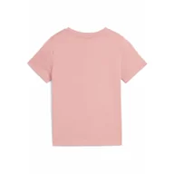 Odzież sportowa dziecięca - Dziecięca koszulka ESS z logo No. 1 PUMA Pink Fruit - miniaturka - grafika 1