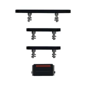 Części serwisowe do telefonów - Przyciski Boczne Power Głośność Wyciszenie Iphone 12 Pro/12 Pro Max (Grafitowy) - miniaturka - grafika 1