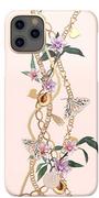 Etui i futerały do telefonów - Kingxbar Luxury Series etui ozdobione oryginalnymi Kryształami Swarovskiego iPhone 11 Pro Max różowy - Różowy - miniaturka - grafika 1