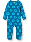 Pajacyki dla niemowląt - Småfolk Rampers "Ulm" w kolorze niebieskim - miniaturka - grafika 1