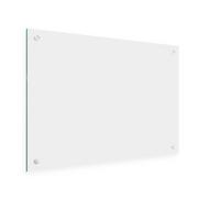 Blaty meblowe i parapety okienne - Szklany panel kuchenny Optiwhite 50x60 cm z kompletem montażowym bezpośrednio do ściany/Irwar - miniaturka - grafika 1