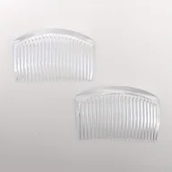 Grzebienie fryzjerskie - TEMU 2 szt. 8.5cm Grzebień do Włosów z Francuskim Skrętem dla Kobiet - Gładki, Bez Zapachu, Plastikowy Akcesorium do Włosów dla Wszystkich Typów, 23 - miniaturka - grafika 1