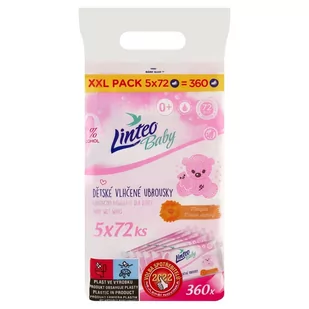 Linteo Baby Marigold Chusteczki nawilżane dla dzieci 5 x 72 sztuki - Chusteczki nawilżane - miniaturka - grafika 1