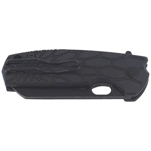 Nóż składany Fox Baby Core FRN Black, Black Stonewashed N690by Jesper Voxnaes (FX-608 B) - Noże - miniaturka - grafika 6