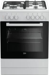 Kuchenka gazowo-elektryczna Beko FSE63110DW - Kuchenki gazowo-elektryczne - miniaturka - grafika 1